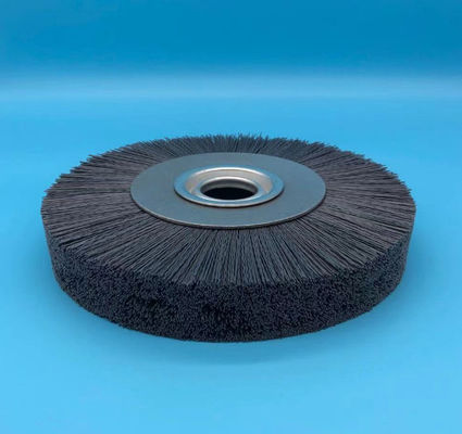 Diameter 200mm Abrasive Wire Polishing Wheel Brush Surface Grinding Deburring Brush Wheel