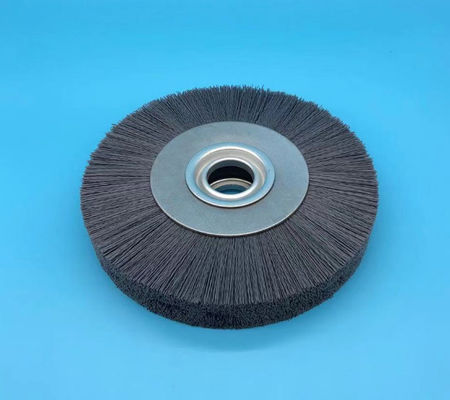 Diameter 200mm Abrasive Wire Polishing Wheel Brush Surface Grinding Deburring Brush Wheel