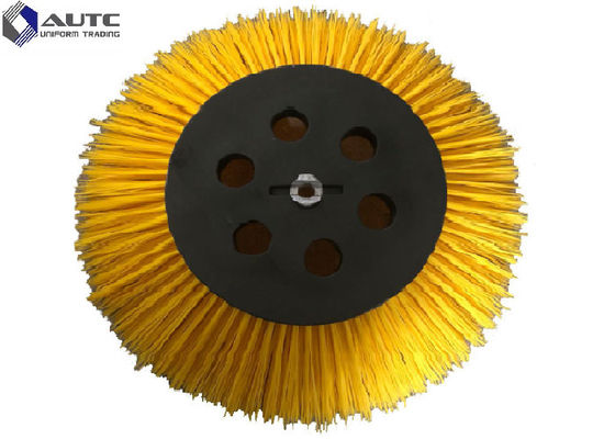 445*750mm Disc Poly Bristle Road Sweeper Rotary Street Road Sweeper Brush Motor Driven Sweeper Disc Brush OEM Accepted