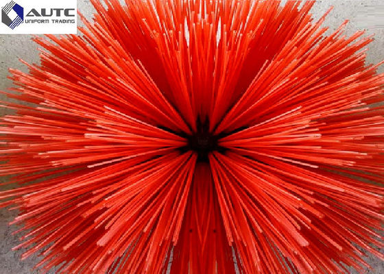 Customize Road Sweeper Brush Galvanized Iron Base Anti - Corrosion Adjustable