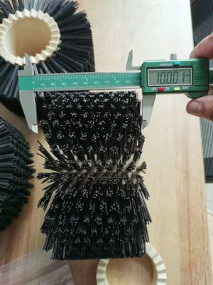 Industrial Interlocking Cylinder Brush Gear Type Combined Roller Brush
