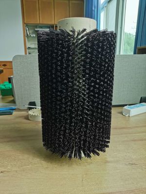 Industrial Interlocking Cylinder Brush Gear Type Combined Roller Brush
