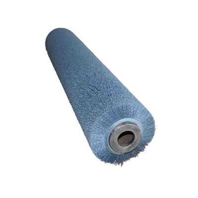 Grinding Polishing Abrasive Brush Roller Custom Cylindrical Brush Steel Belt Wound Abrasive Wire Brush Roller