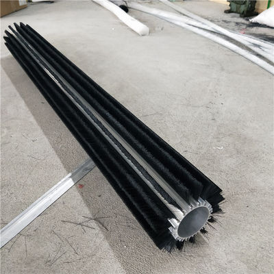 Galvanized Sheet PBT Aluminium Core Cleaning Industrial  Roller Brush