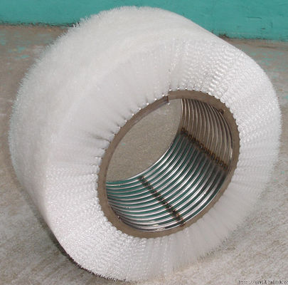 ID219*OD359mm Nylon Spiral Brush For Coating And Cleaning Bleaching Dyeing Printing Industries
