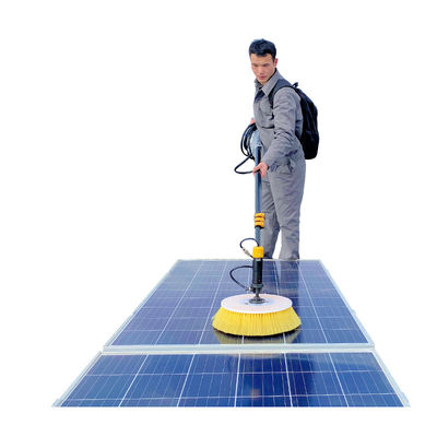 Single Heads Electronic Cleaning Rotating Brush Solar Photovoltaic Panel Cleaning Brush