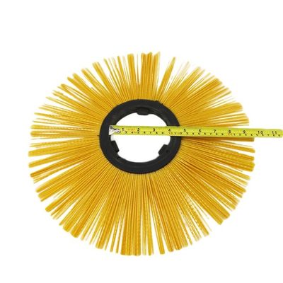 PP Bristle Round Head Snow Sweeper Brush 0.4mm Wire Diameter