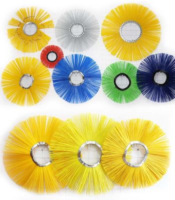 PP Bristle Round Head Snow Sweeper Brush 0.4mm Wire Diameter